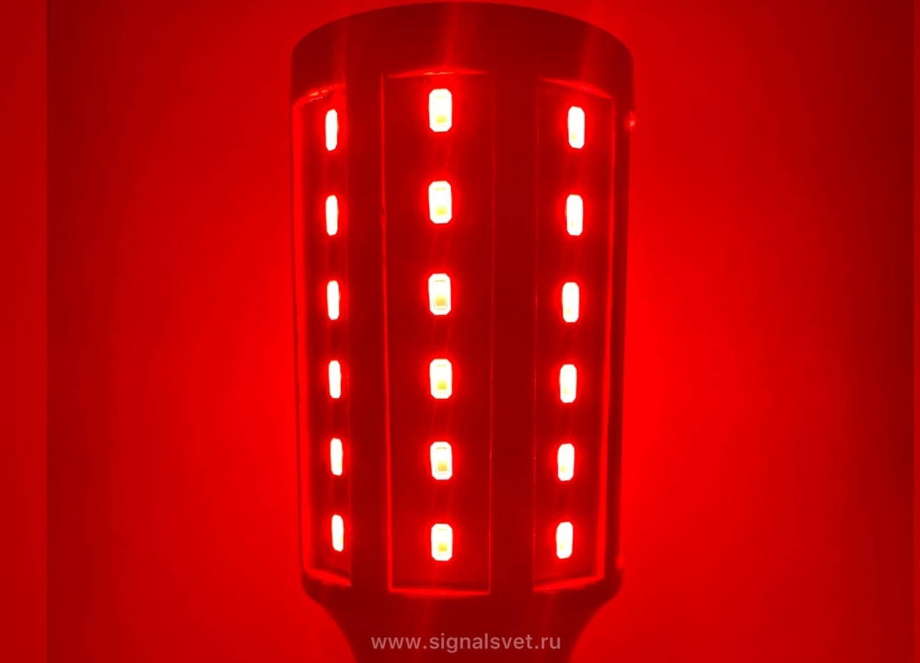 Светодиодная Лампа ЛСД 48 М (10-70V, 35 Кд, 6 Вт) красная для ЗОМ и СДЗО